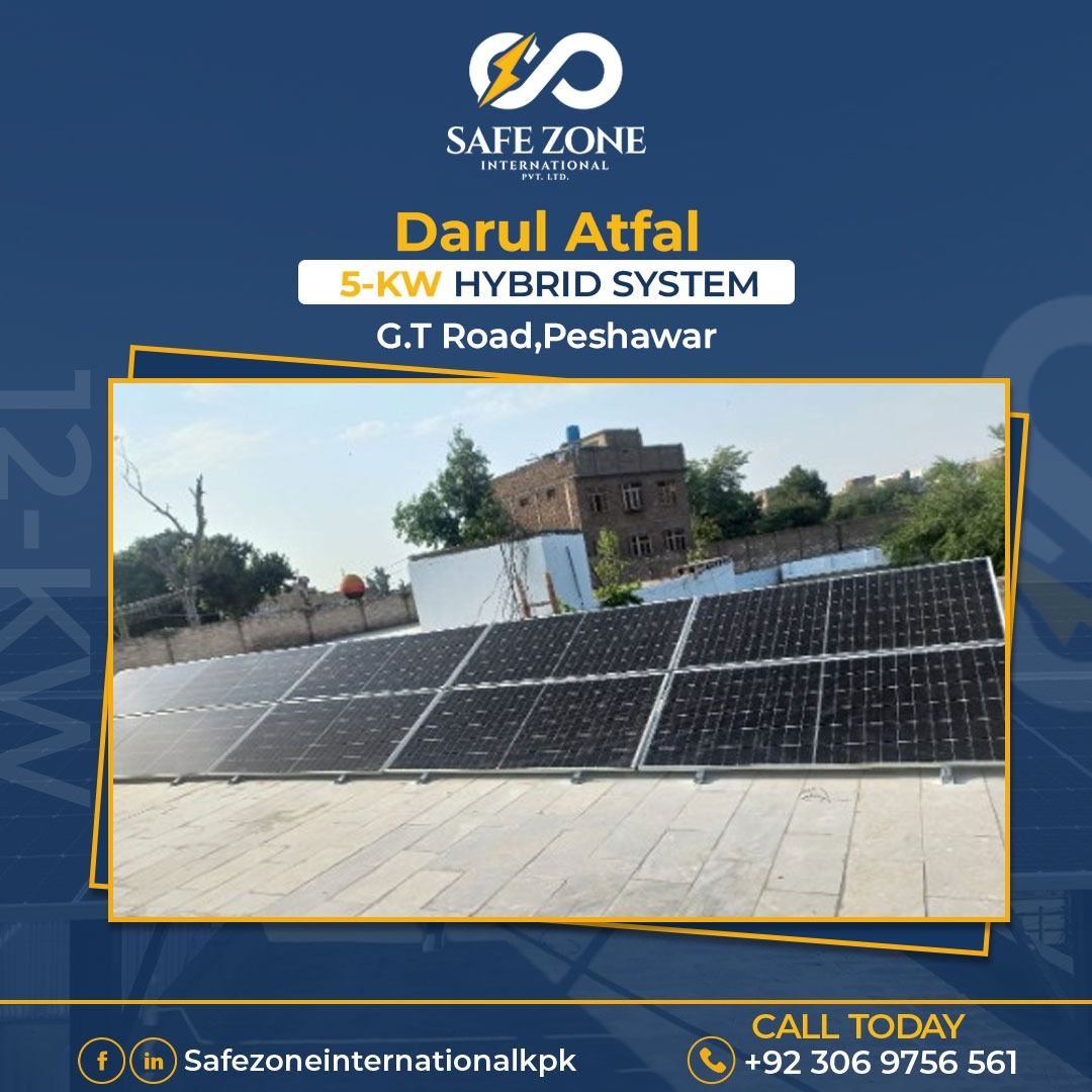 5-KW On Grid Solar Installation in Peshawar