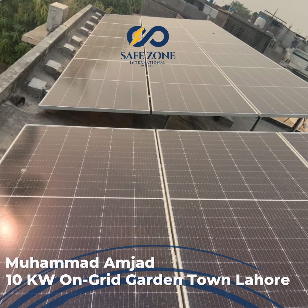 10-KW On Grid Solar Installation in Garden Town Lahore