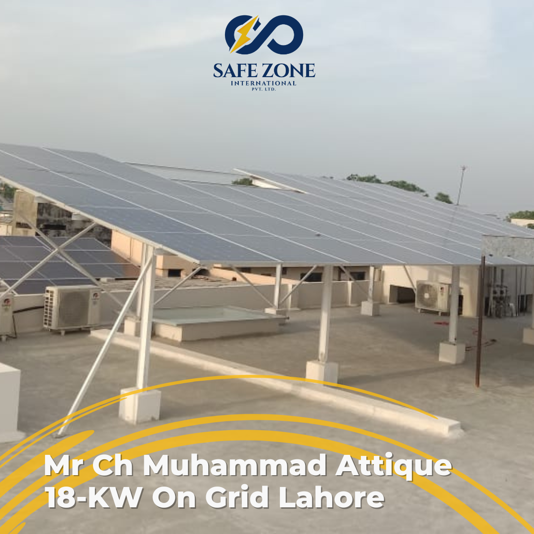 18-KW On Grid Solar Installation in Lahore