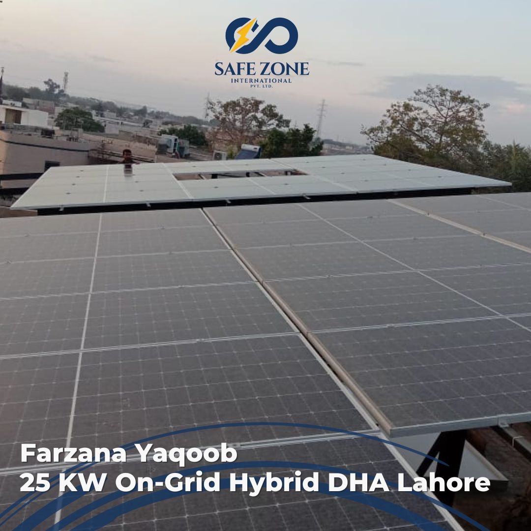 25-KW On Grid Solar Installation in DHA Lahore