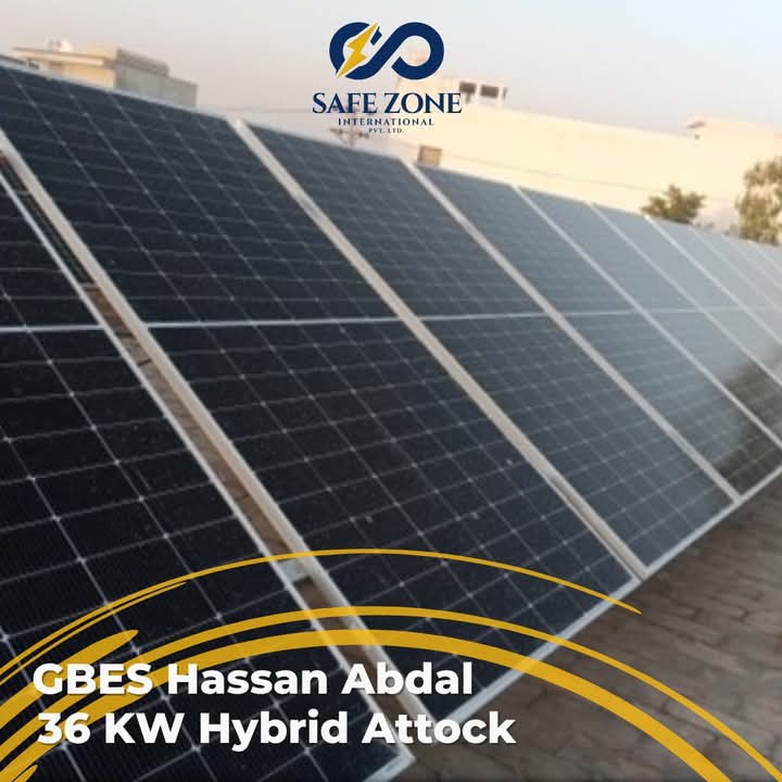 36 KW Hybrid Solar Installation in Attock