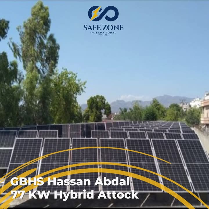77 KW Hybrid Solar Installation in Attock