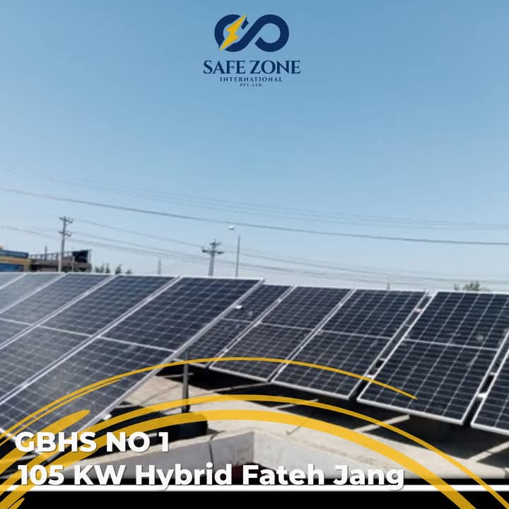 105 KW Hybrid Solar Installation in Fateh Jang