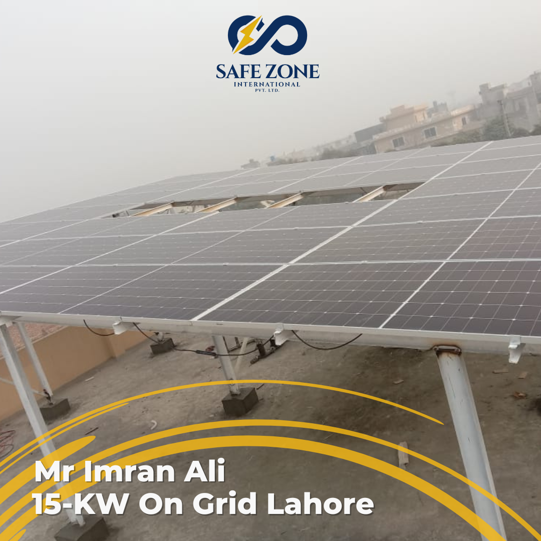 15-KW On Grid Solar Installation in Lahore