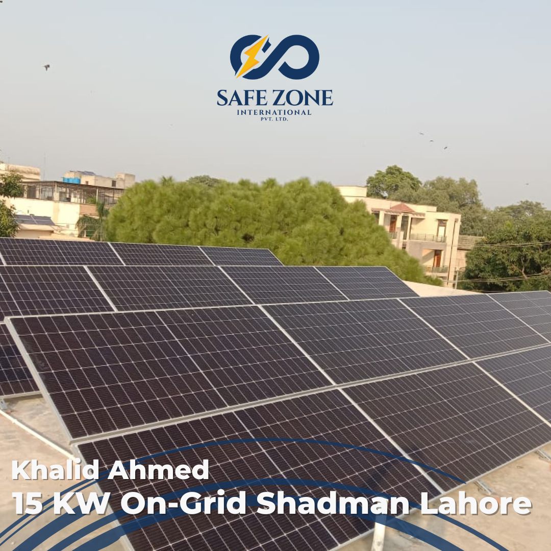 15-KW On Grid Solar Installation in Lahore