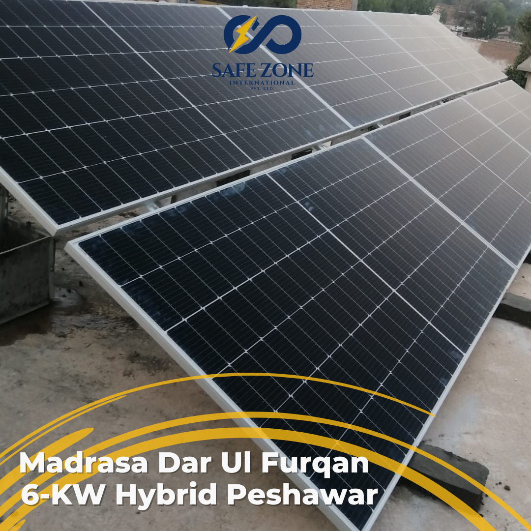6-KW Hybrid Solar Installation in Peshawar