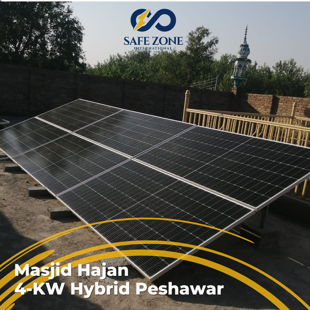 4-KW Hybrid Solar Installation in Peshawar