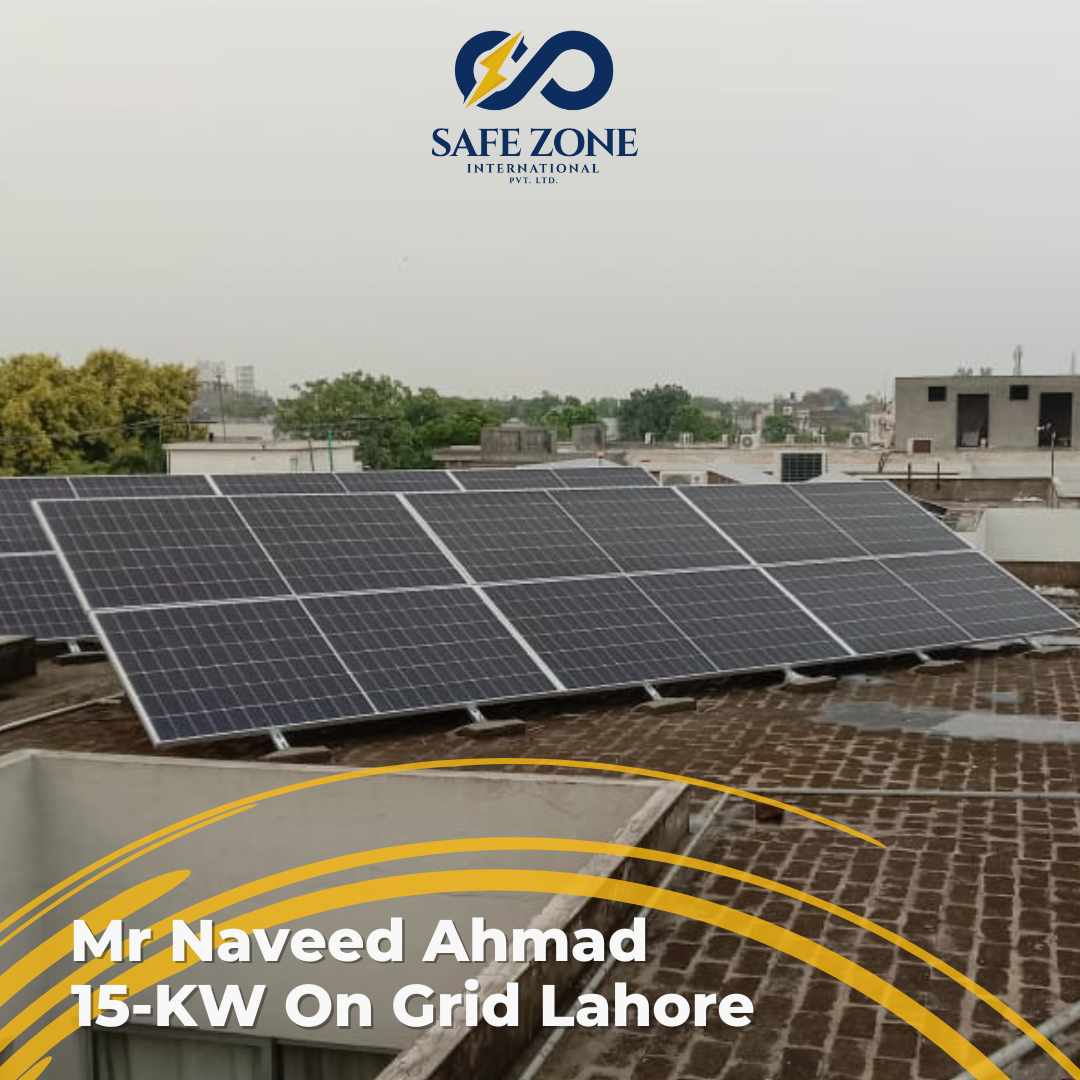 15-KW On Grid Solar Installation in Lahore