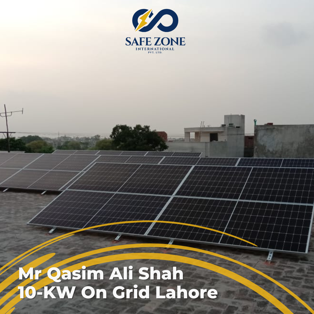 10-KW On Grid Solar Installation in Lahore
