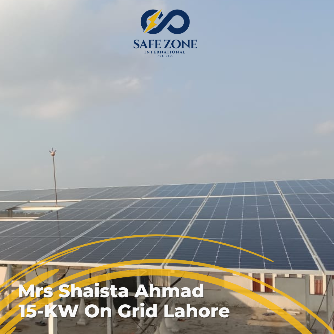 15-KW On Grid Solar Installation in Lahore