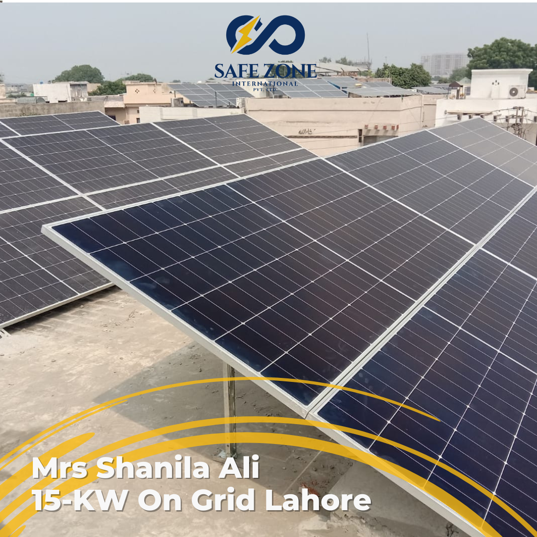 15-KW On Grid Solar Installation in Lahore