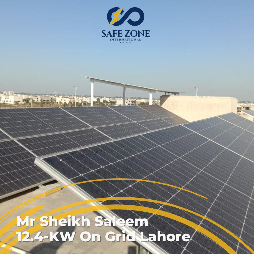 12.4-KW On Grid Solar Installation in Lahore