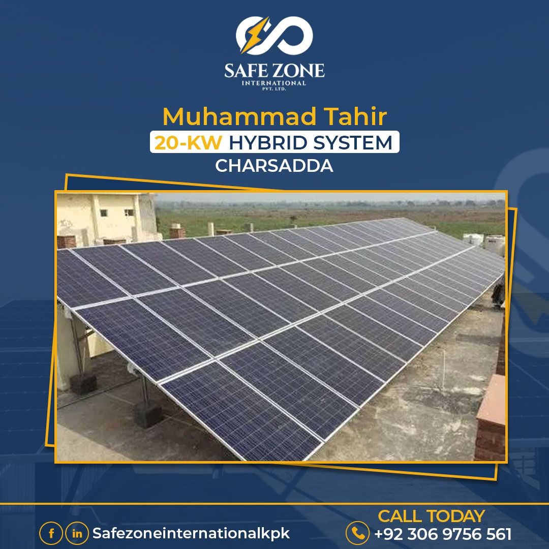 20-KW On Grid Solar Installation in Charsadda