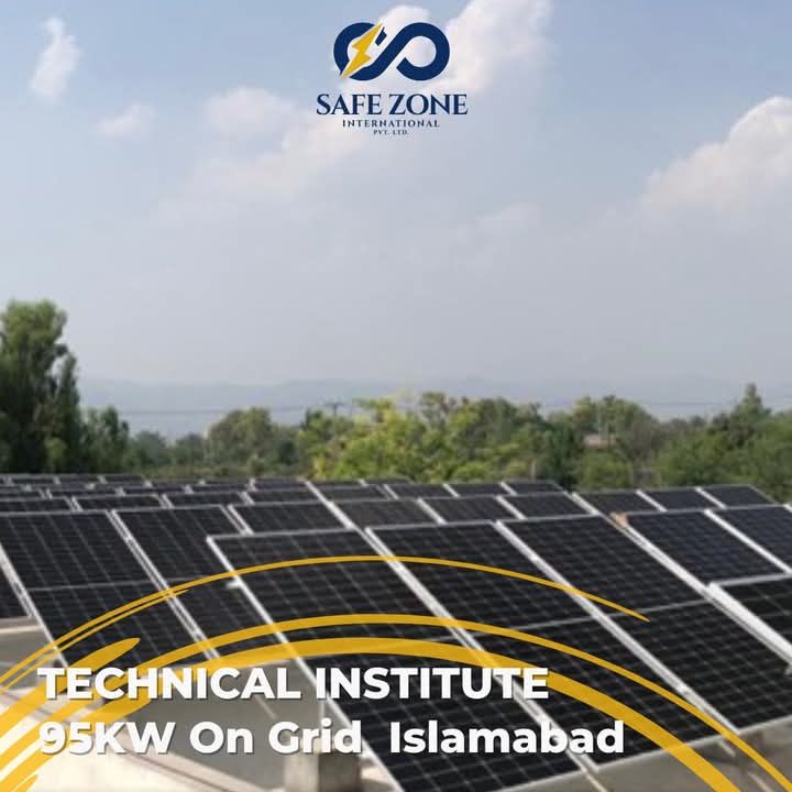 95 KW On Grid Solar Installation in Islamabad