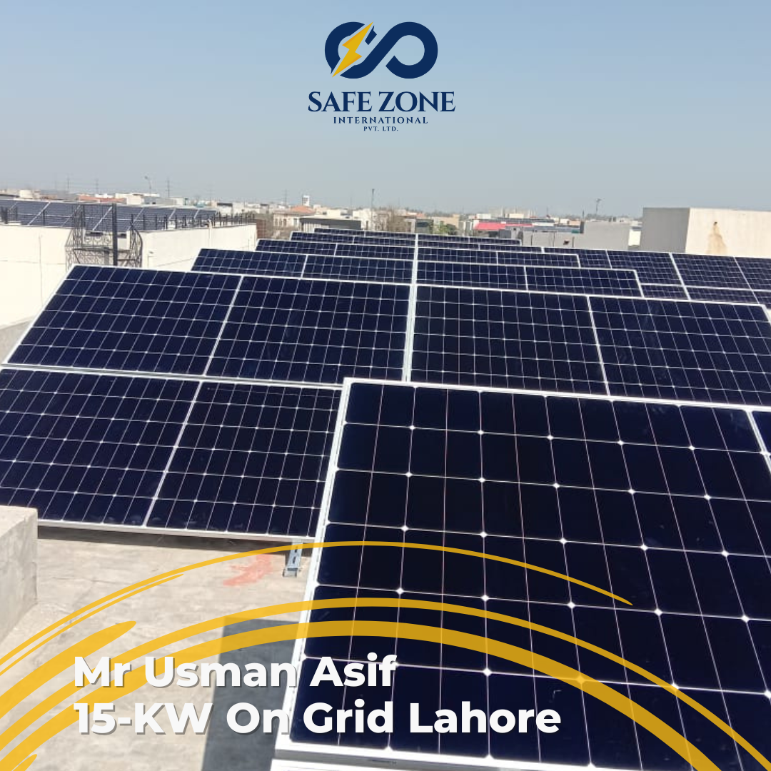 15-KW On Grid Solar Installation in Lahore